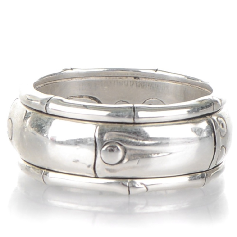 John Hardy spinning sterling silver ring